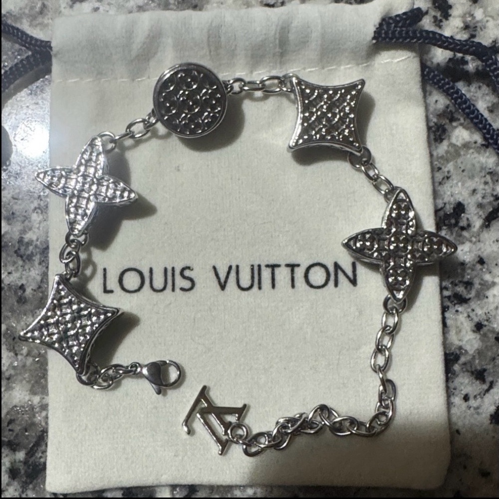 Louis Vuitton Silver and Multicolor Charm Bracelet - Picture 5 of 6